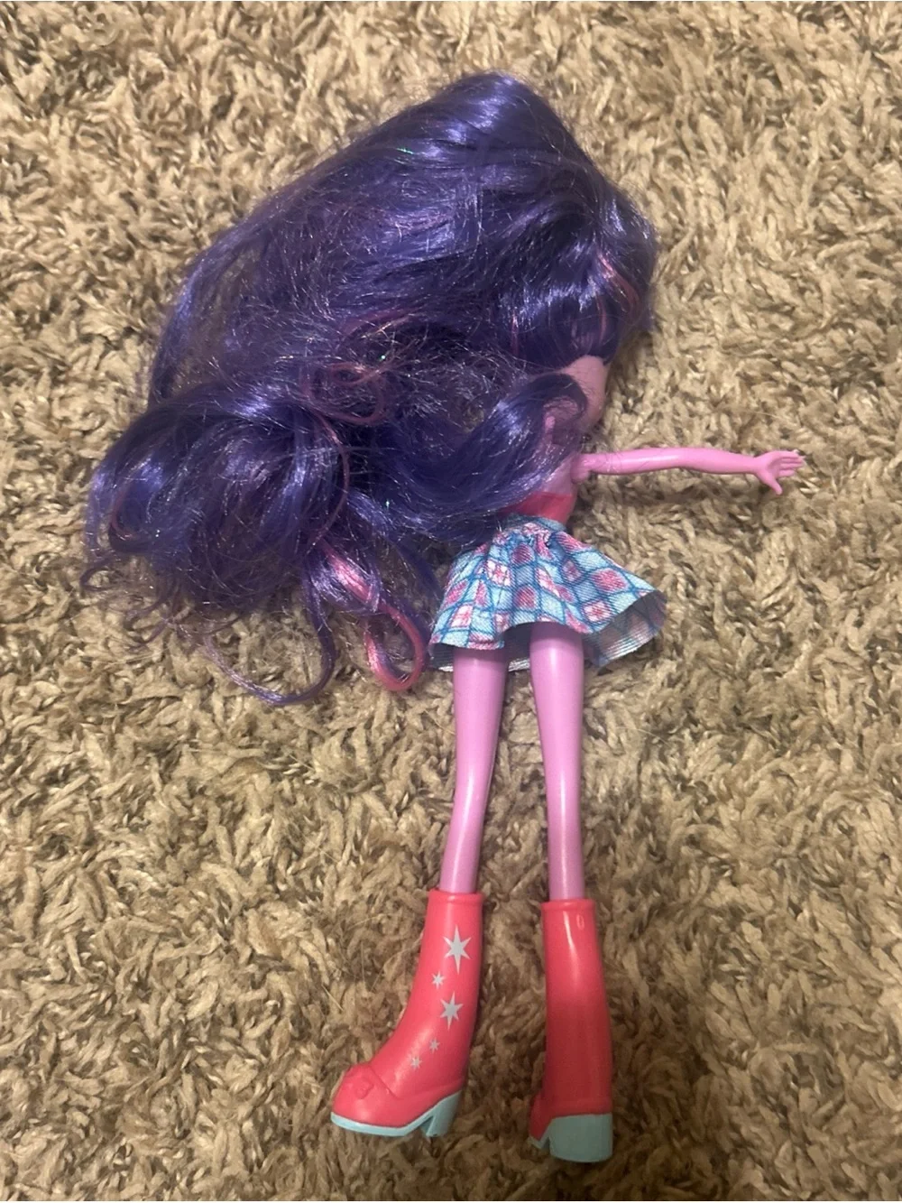 My Little Pony Equestria Girls Rainbow Rocks Doll Dings Talks Twilight Sparkle.